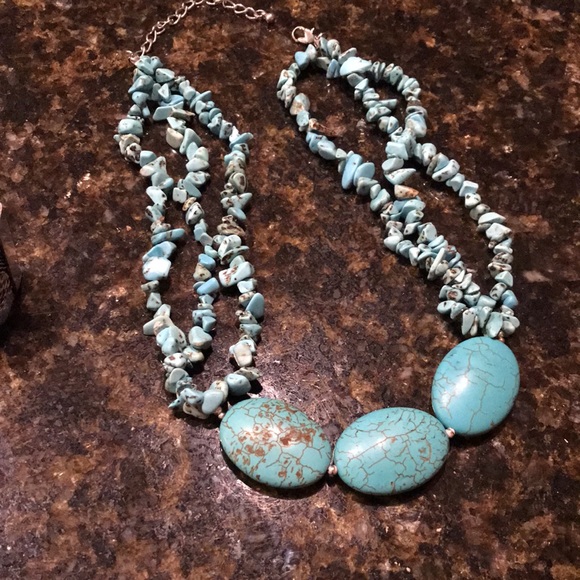 Turquoise Bracelet and Necklace set. - Picture 8 of 8